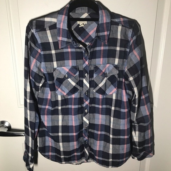 Hinge (Nordstrom) Plaid Shirt - Picture 5 of 9